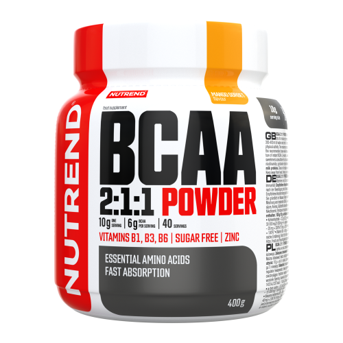 Bcaa 2:1:1 Powder 400g Nutrend - Příchuť: modrá malina