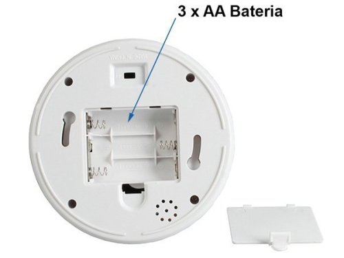 Atrapa kamery LED bílá