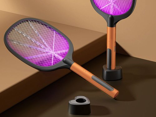 Moderní elektrická plácačka na hmyz a uv lampa