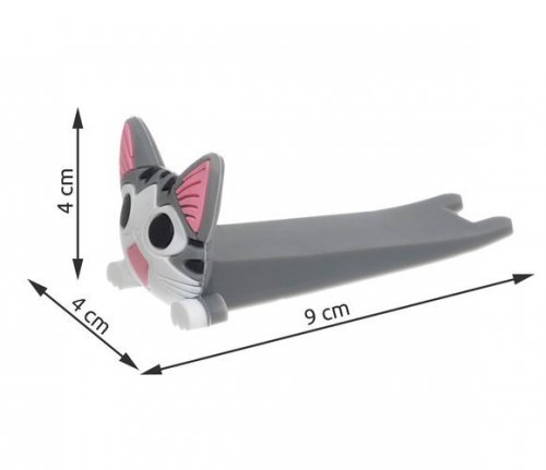 Silikonová dveřní zarážka Kočka