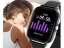 Chytré hodinky smartwatch s bluetooth - Barva: Černá