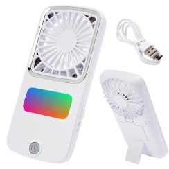 Mini přenosný ventilátor s RGB baterií