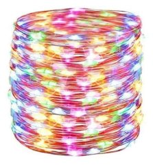 Vánoční osvětlení 300 vícebarevných LED 30m USB