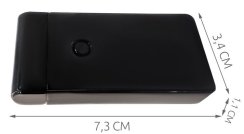 Plazmový zapalovač nabíjecí USB černý