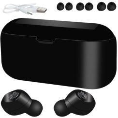 Bezdrátová Bluetooth sluchátka - černé Bezdrátová Bluetooth sluchátka - černé