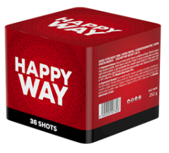 Kompaktní ohňostroj Happy way 36 ran / 20 mm