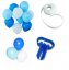 Sestava balónků girlanda bílá/modrá