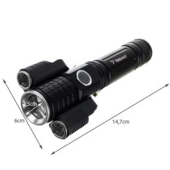 Svietidlo T6 + 2x XPE USB