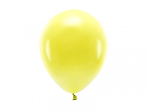 Latexové balónky pastelové Eco - žluté 10ks 26cm