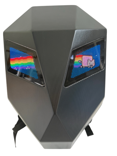 LED Digitální batoh na motorku