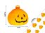 Dýňová světla 10 LED závěsná halloween 200cm