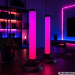 Light bar – ľad stolná lampa rgb