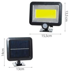 Solárna lampa so senzorom pohybu 100 LED