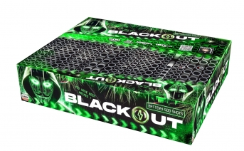 Zostavený ohňostroj BlackOUT 500 ran / multikaliber