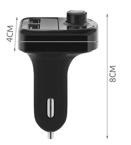 Bluetooth FM transmitter do auta s USB nabíječkou
