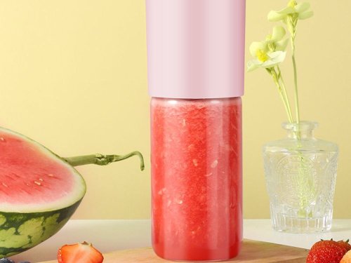 Bezdratový mixér na smoothie - Barva: Růžová