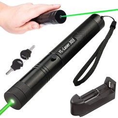 Nabíjací zelený silný laser