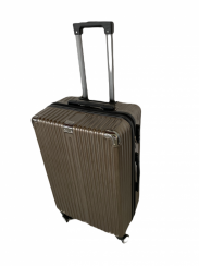 Sada cestovních zavazadel metalická bronzová 3ks