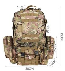 Vojenský turistický batoh 45l maskačový