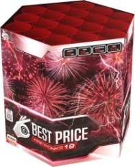 Kompaktný ohňostroj Best Price 19 rán / 30mm Kompaktný ohňostroj Best Price 19 rán / 30mm