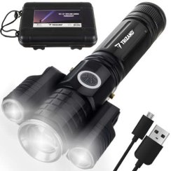 Svietidlo T6 + 2x XPE USB Svietidlo T6 + 2x XPE USB