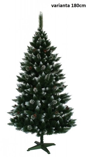 Umělý vánoční stromek Borovice se šiškami - Výška stromku: 180cm