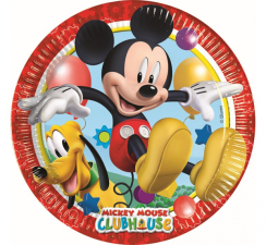 Papírové talířky Mickey mouse 8ks 23cm