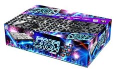 Sestavený ohňostroj Profi show 256 I+V+W+FAN