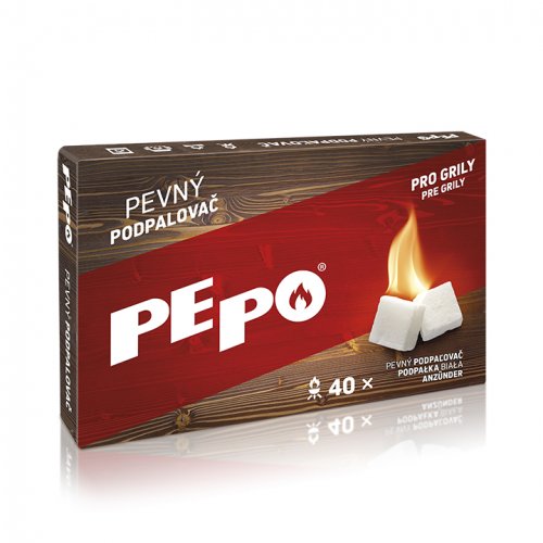 PE-PO pevný podpaľovač Premium 40 podpalov