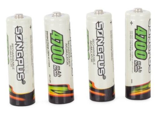 Dobíjecí baterie 4ks 4700mah