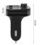 Bluetooth FM transmitter do auta s USB nabíječkou