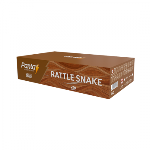 Kompaktný ohňostroj Rattle snake 200 rán / 20 mm