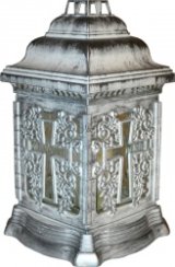 Hřbitovní lampa Kříž