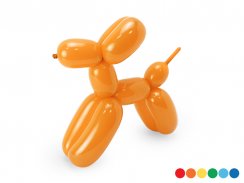 Modelovací balónky pastelové, 30ks + pumpička