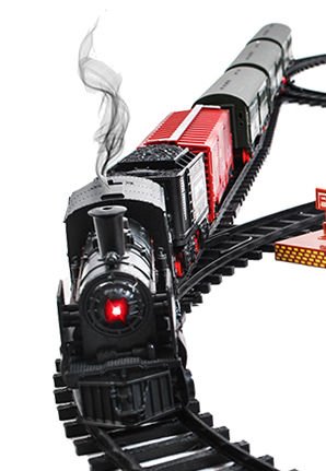 Model železnice s elektrickým vláčikom, dĺžka 7m