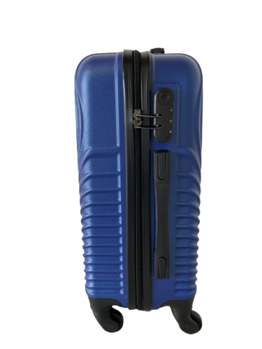 Cestovní kufr skořepinový modrý 45l