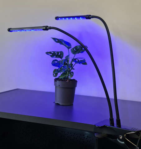 Lampa 20 LED pre rast rastlín 2ks