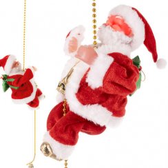 Vánoční dekorace Santa na laně