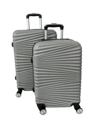 Sada cestovních zavazadel šedá 2ks